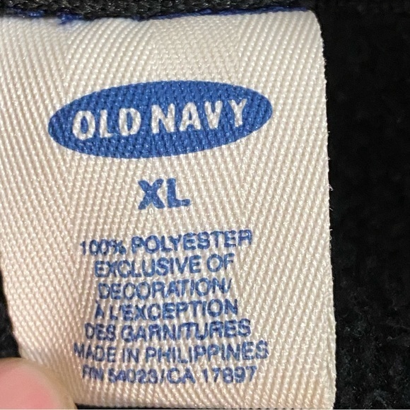 Old Navy Sweatshirt Unisex Size X-Large Blue 1/4 Zip - Picture 3 of 11
